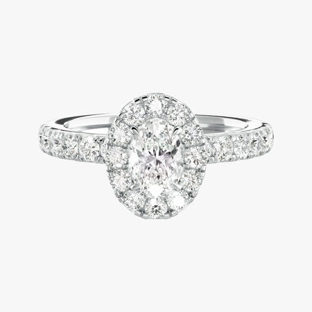 Oval Fidelity (0.40 carat) Wedding Ring